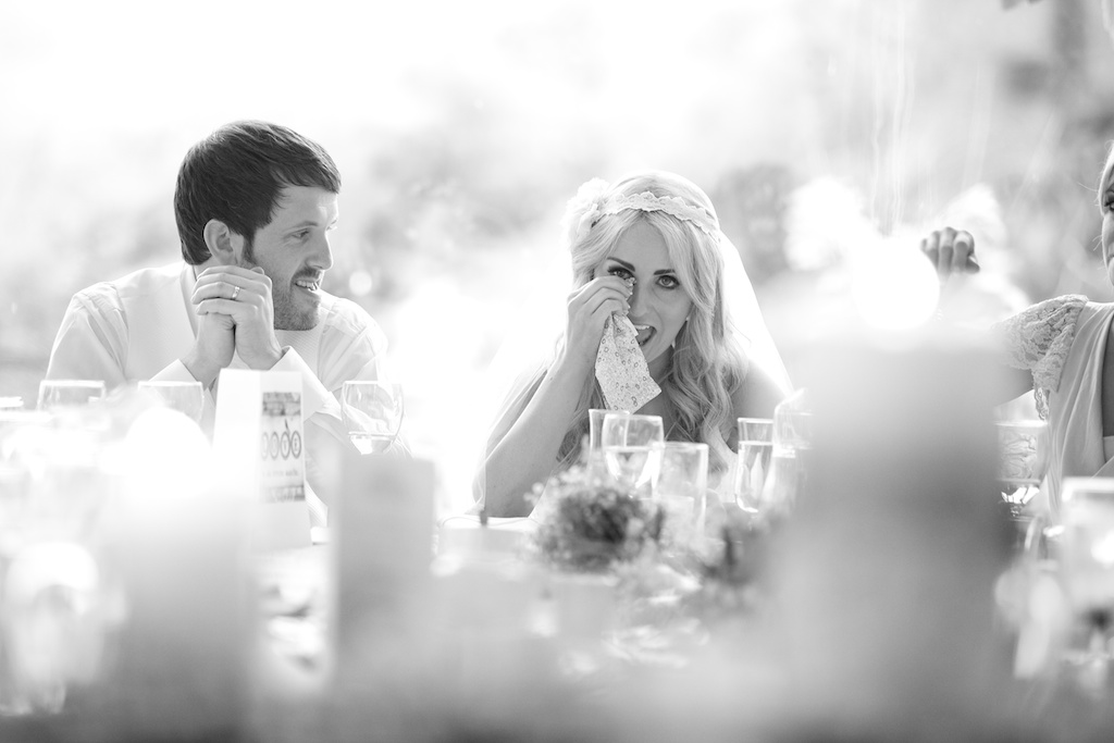 wedding speech tears bride